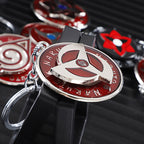 Porte-clés rotatif Sharingan Naruto - Jouet Fidget Spinner Uchiha Anime