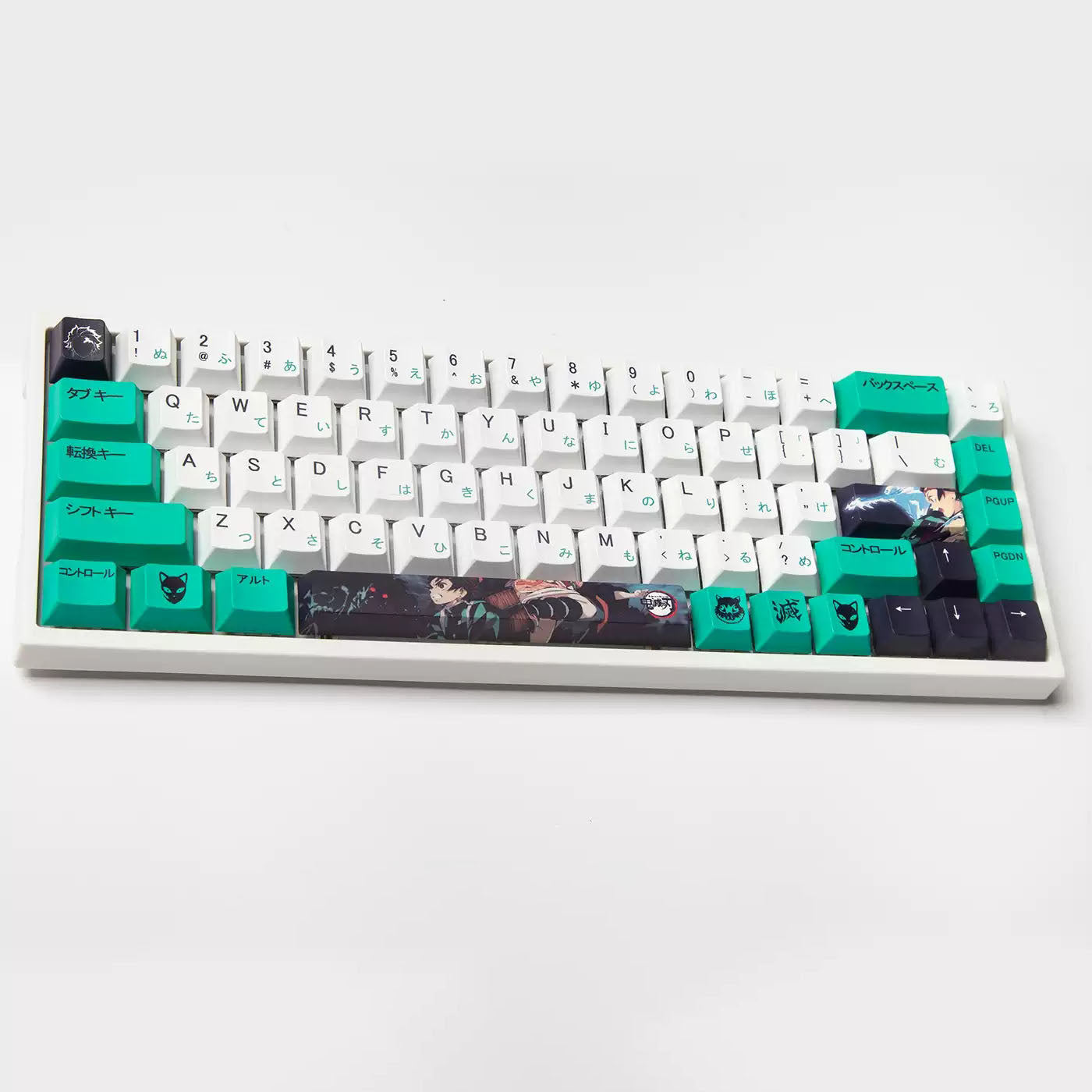 Nezuko/Tanjirou/Tokitou Muichirou Creative transparent cute mechanical keyboard cap