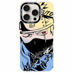 Naruto Sasuke Anime Phone Case, Graffiti Style Multi Character Shockproof Protective Case For iPhone All Models Anti-Scratch Soft TPU Cell Phone Cover