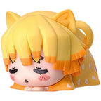 Figurines Chibi Oreilles de Chat Demon Slayer Nezuko Tanjiro, Ensemble de 6 Figurines d'Anime Endormies