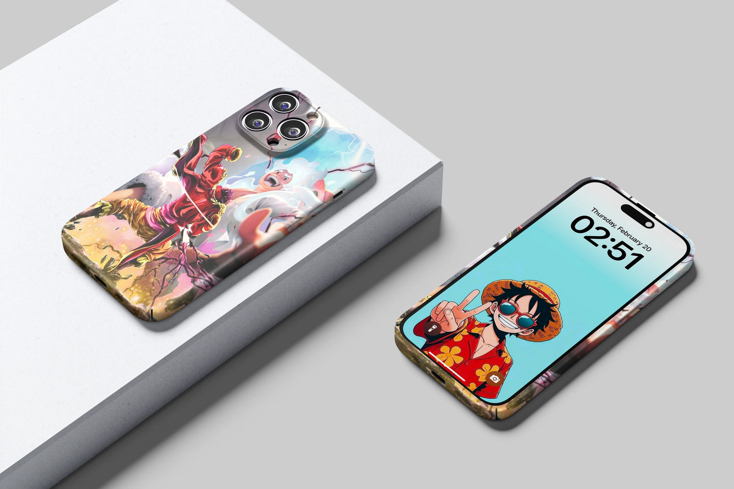 What-If  Luffy VS Roger Clash Of Kings | One Piece 3D Printed Anime Phone Case