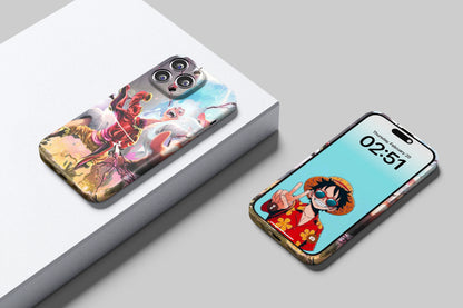 What-If  Luffy VS Roger Clash Of Kings | One Piece 3D Printed Anime Phone Case