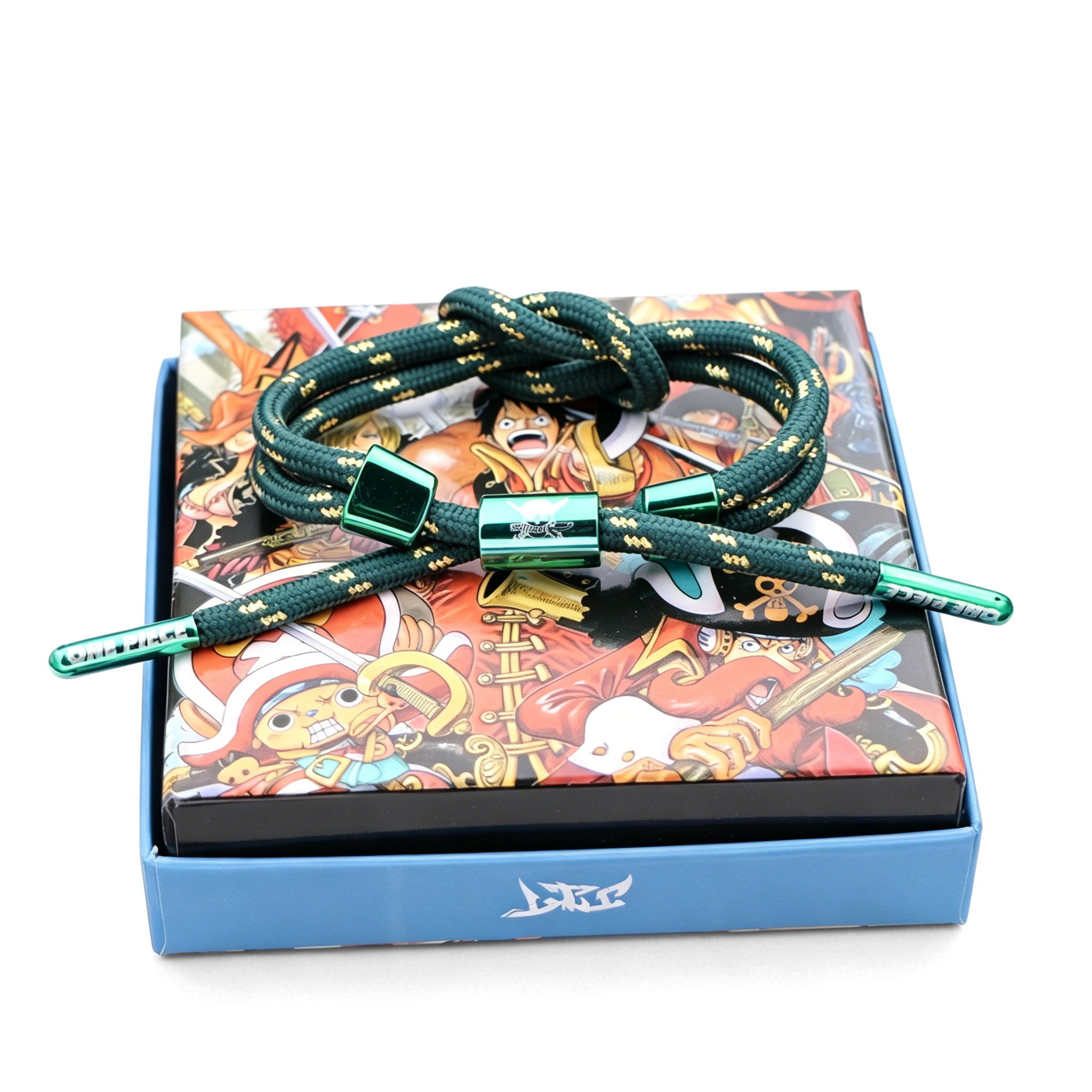 Bracelet tressé One Piece Anime - Bracelet en corde ajustable à thème pour les fans