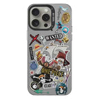 One Piece Monkey D Luffy Gear 5 Wanted Poster Phone Case, Laser Gradient Shockproof iPhone Case