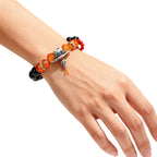 Bracelet Perles One Piece As Luffy Sabo | Bracelet à Breloques Anime Les Trois Frères