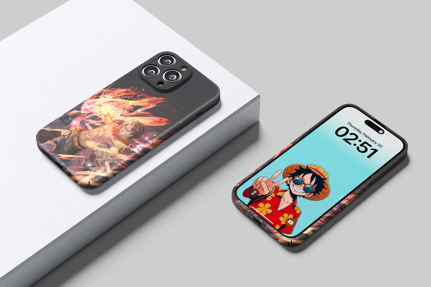 Portgas D Ace The Fire Fist | One Piece 3D Printed Anime Phone Case