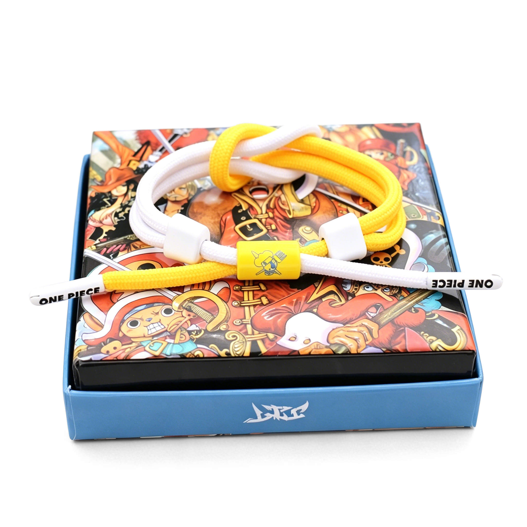 Bracelet tressé One Piece Anime - Bracelet en corde ajustable à thème pour les fans