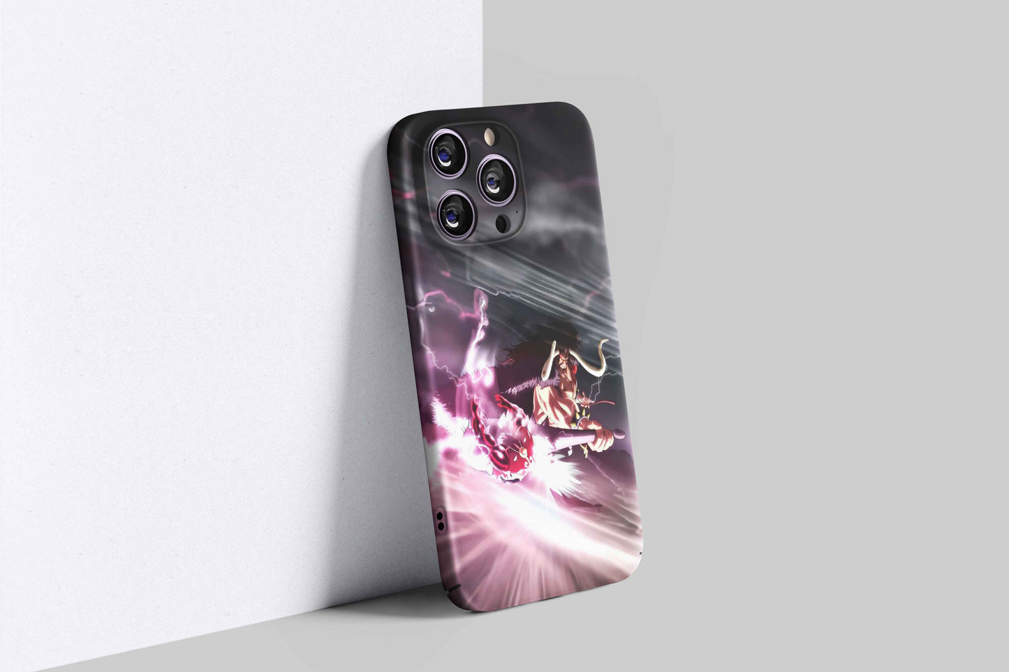 Luffy faced Hell Kaido's Thunder Bagua | One Piece 3D Printed Anime Phone Case