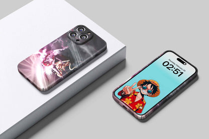 Luffy faced Hell Kaido's Thunder Bagua | One Piece 3D Printed Anime Phone Case