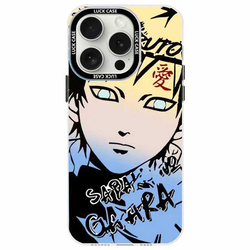 Naruto Sasuke Anime Phone Case, Graffiti Style Multi Character Shockproof Protective Case For iPhone All Models Anti-Scratch Soft TPU Cell Phone Cover