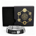 Naruto Anime Character Bracelet Set - Adjustable Stainless Steel Wristband