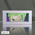 Décoration de cadre photo 3D des personnages Luffy/Ace/Zoro