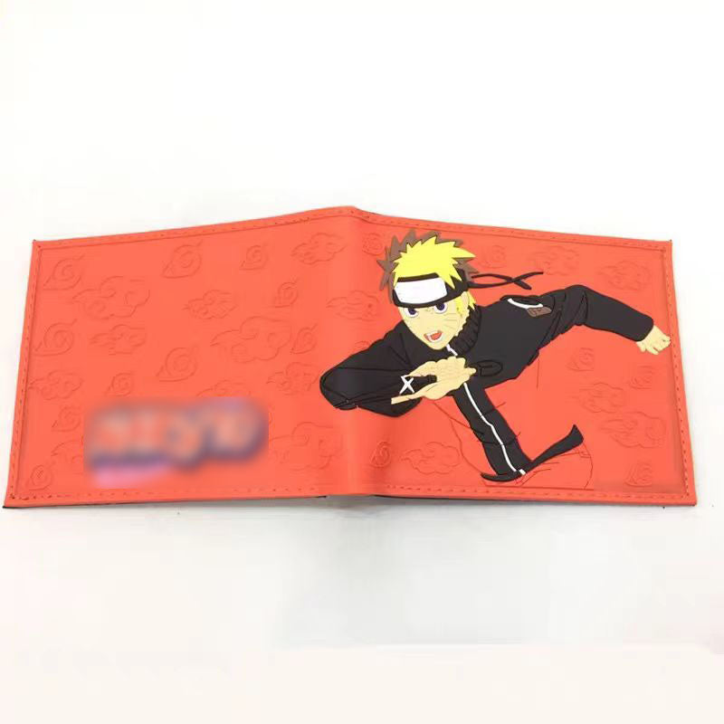 Portefeuille Uchiha Itachi à la mode et exquis, cuir de qualité, compartiments raisonnables, style de rangement pratique