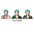 Autocollants 3D dégradés Luffy/Zoro/Nami
