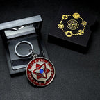 Porte-clés rotatif Sharingan Naruto - Jouet Fidget Spinner Uchiha Anime