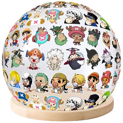 Luffy / Tanjirou DIY Handmade Acrylic Spherical Night Light