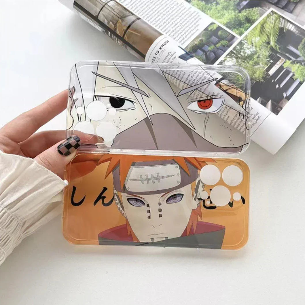 Coque de téléphone antichoc en silicone Pain/Kakashi Apple