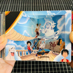 Bandes dessinées en trois dimensions Luffy/Zoro/Chopper