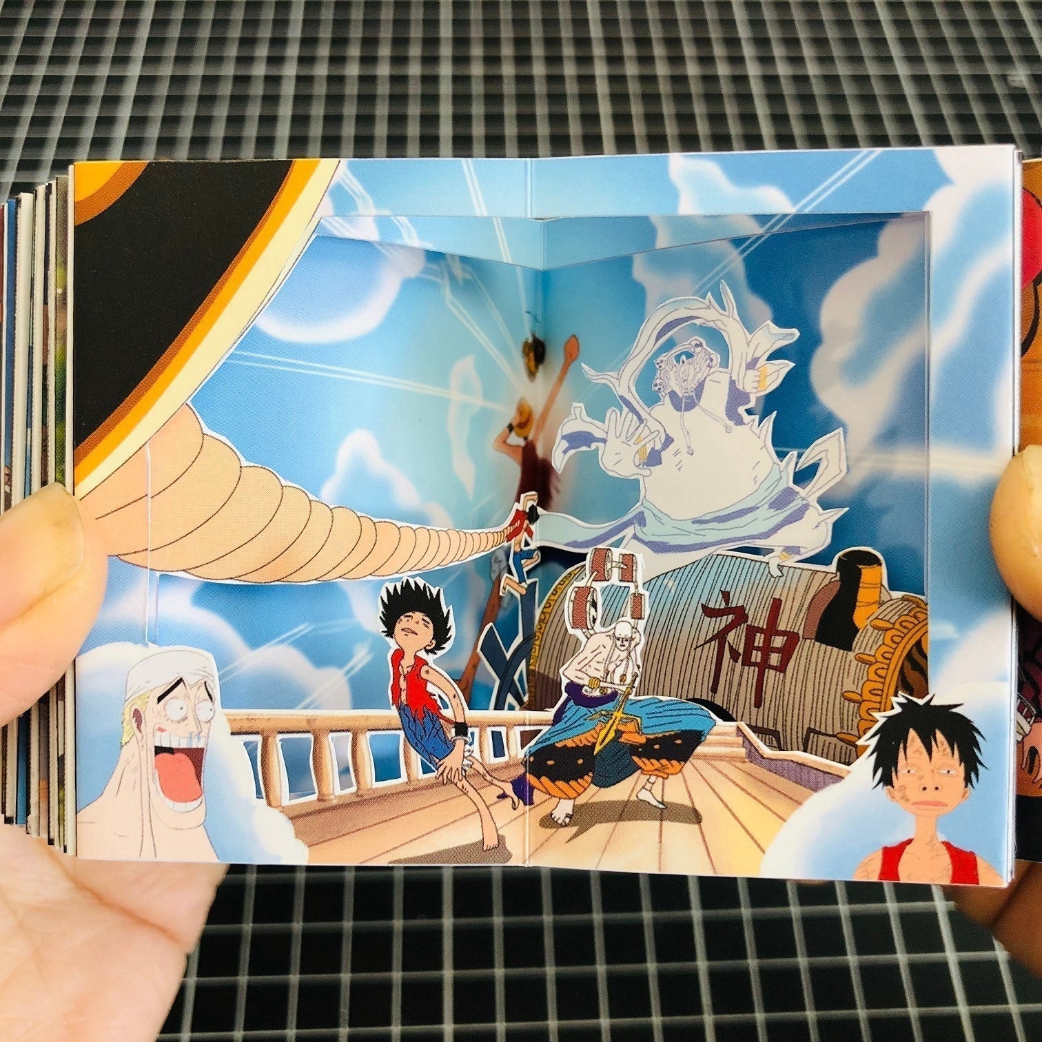 Bandes dessinées en trois dimensions Luffy/Zoro/Chopper