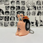 Porte-clés jouet sonore Den Den Mushi Luffy/Ace/Sabo, rétention sonore exclusive, plaisir d'accompagner