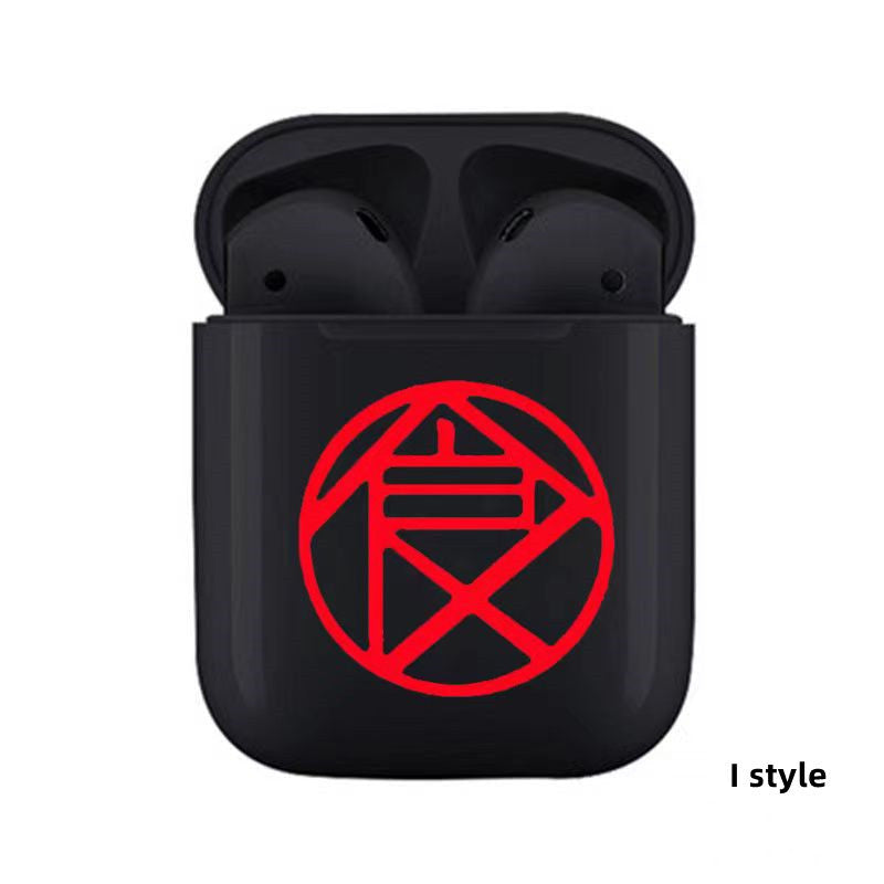Écouteurs sans fil Bluetooth authentiques en forme de kaléidoscope ronds (Bluetooth 5.0)