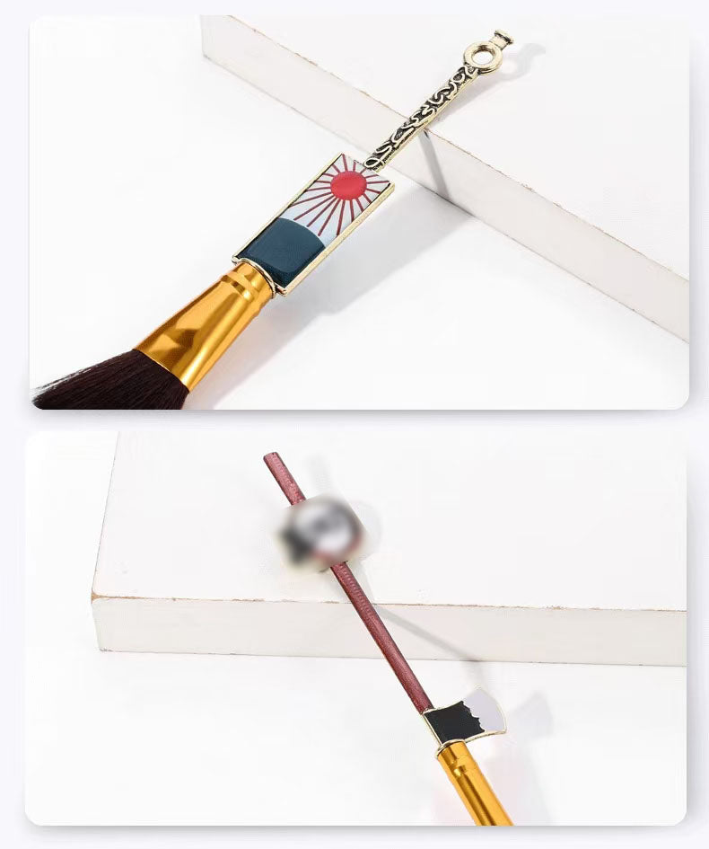 Stylo de maquillage exquis Tanjirou/Nezuko, traits délicats, couleurs variées, créez un maquillage raffiné