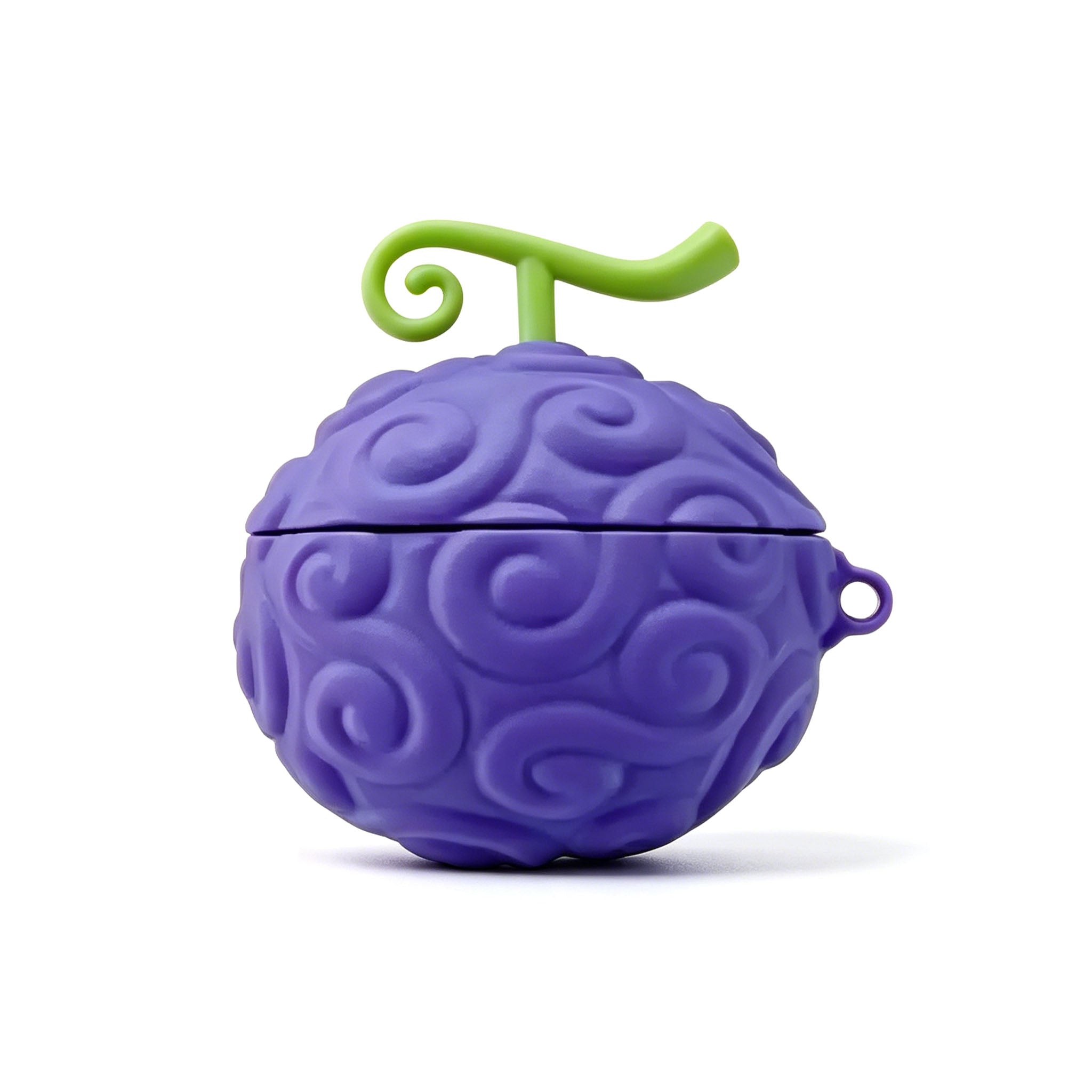 Coque AirPods One Piece Luffy Ace Fruit du Démon, Housse de Protection en Silicone 3D pour Écouteurs avec Porte-clés