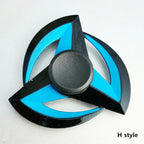 Figurine Sharingan avec hand spinner en métal pour soulager le stress
