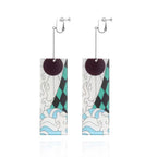 Magnifiques boucles d'oreilles Tanjirou/Nezuko pour un charme unique