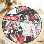 Tapis de maison Kamado Tanjirou fait à la main, écologique, antidérapant et confortable