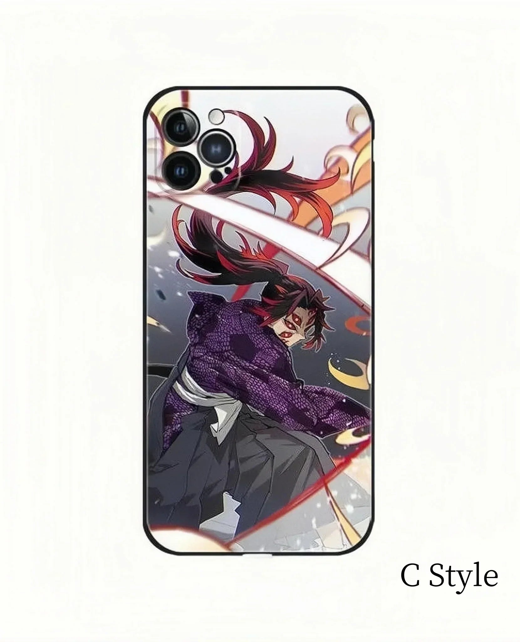 Kokushibou Apple exquisIte trend silicone anti-collision phone case