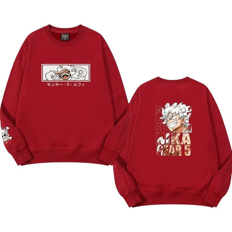 Nika Luffy mode confortable ample chaud manches longues vêtements