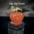 Ensemble collier et pendentif en agate naturelle faits à la main Luffy Fruit du démon