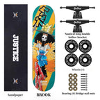 Skateboard professionnel Luffy/Zoro à motif fin (Taille: 80CM×20CM)