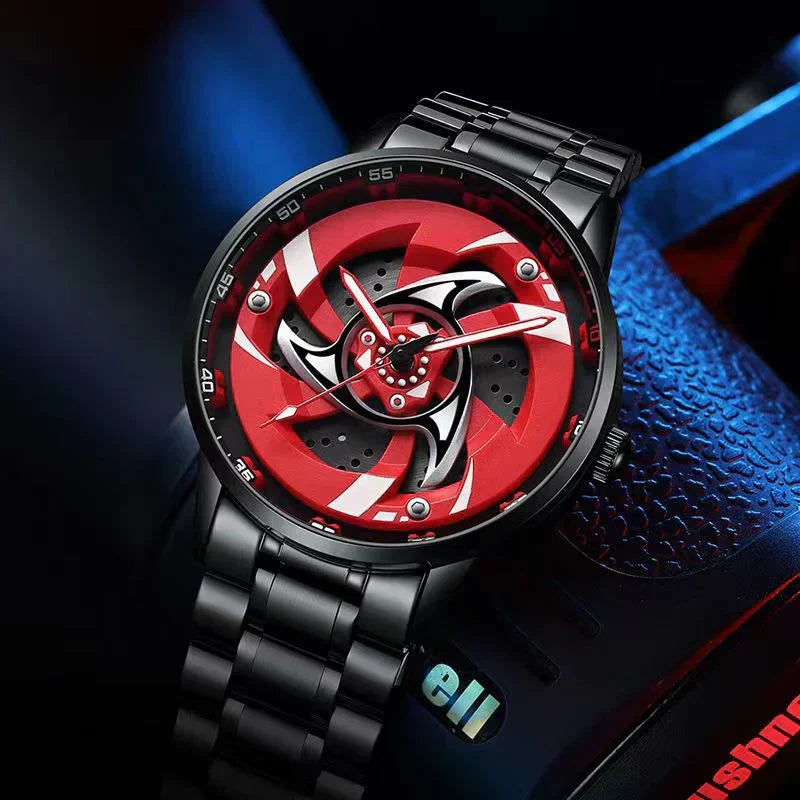 Montre rotative Sharingan de Sasuke/Madara/Itachi. Montre élégante et cool.