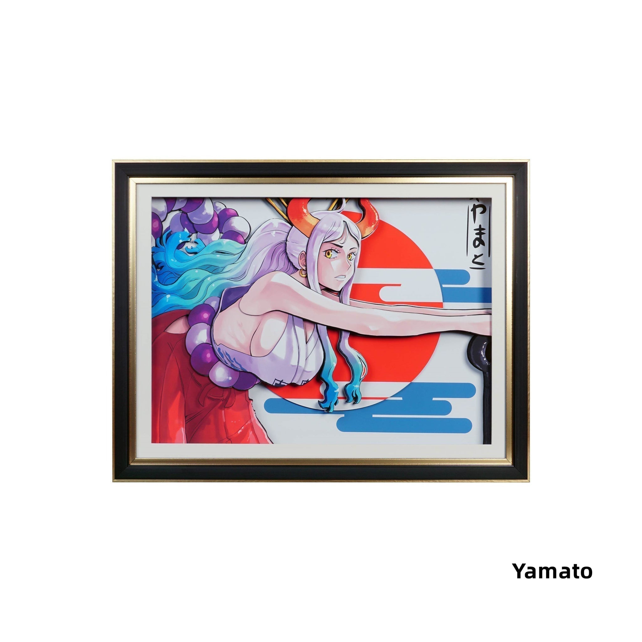 Luffy/Ace/Zoro dessin 3D de bande dessinée artisanale