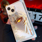 Coque de téléphone anti-collision en silicone tendance raffinée Inuyasha pour iPhone