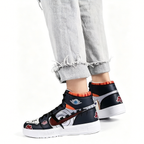 Baskets montantes Naruto Pain Yahiko Anime, chaussures streetwear décontractées à motif Akatsuki