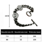 Ace Hand-made handsome fashion trends silver hand catenaryd