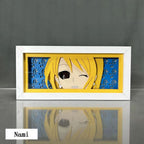 Décoration de cadre photo 3D des personnages Luffy/Ace/Zoro