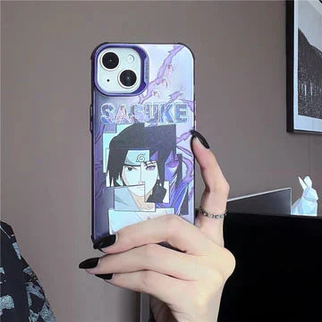 Coque de téléphone anti-collision en silicone tendance exquise Sasuke/Uzumaki Apple