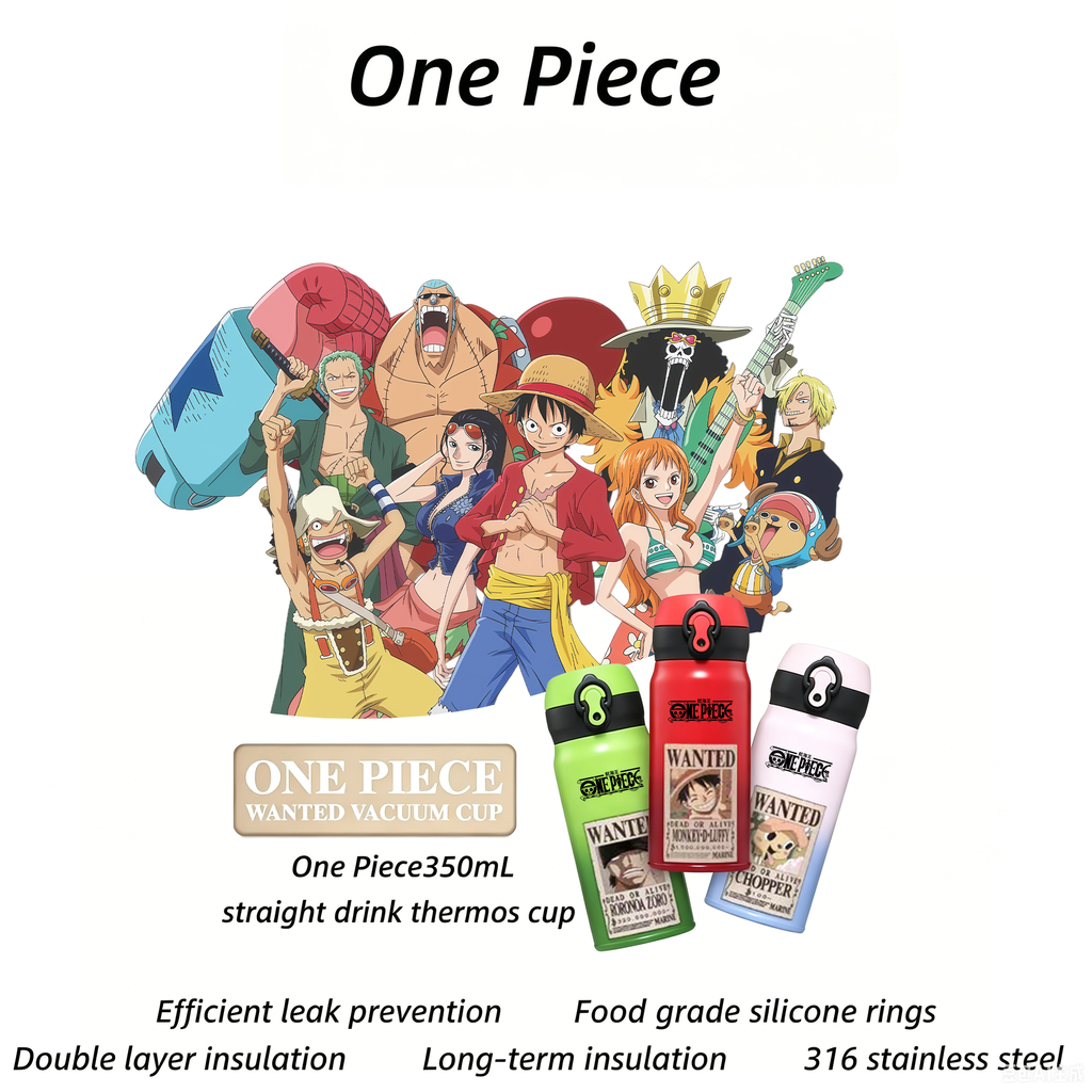 Luffy/Zoro/Chopper vacuum stainless steel insulated cup