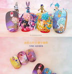 Souris sans fil 2,4 G Son Goku/Frieza/Whis/Beerus pour jeux de bureau