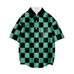 T-shirt Tanjirou/Nezuko, nouveauté été, coupe ample, chemise COS imprimée, tendance jeune décontractée, polyvalente