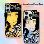 Naruto Sasuke Anime Phone Case, Graffiti Style Multi Character Shockproof Protective Case For iPhone All Models Anti-Scratch Soft TPU Cell Phone Cover