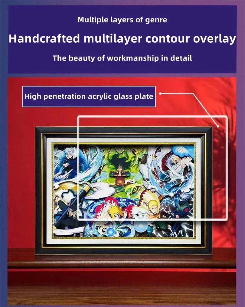 Seven Shadows Collection handsome cartoon handicraft 3D drawing