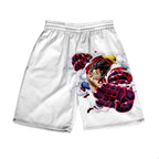 Shorts d'été Luffy/Zoro/Sanji/Chopper Pantalon imprimé texte exquis
