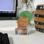 Ornement de tableau de bord Luffy/Zoro/Sanji en forme de figurine à tête branlante