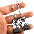 Ensemble de porte-clés Demon Slayer Tanjiro Kamado à collectionner, pendentifs en métal et répliques d'épées d'anime
