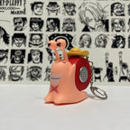 Porte-clés jouet sonore Den Den Mushi Luffy/Ace/Sabo, rétention sonore exclusive, plaisir d'accompagner